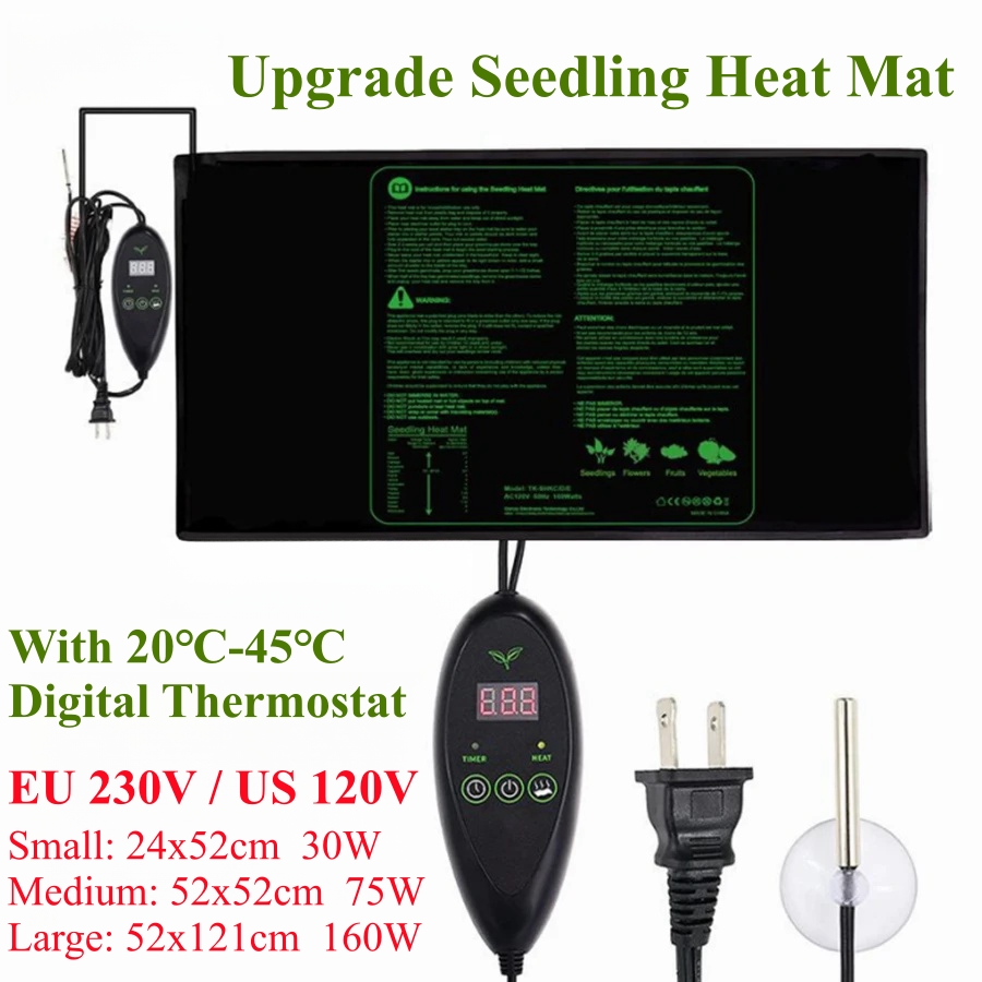 Seedling Heat Pad - 3 Größen Upgrade Sämling Wärme matte
