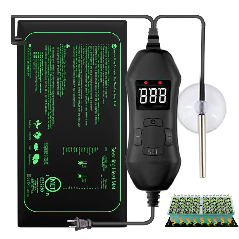 Seedling Heat Pad - 50 W EU-US/UK/AU Einstellbare Thermostat Sämling