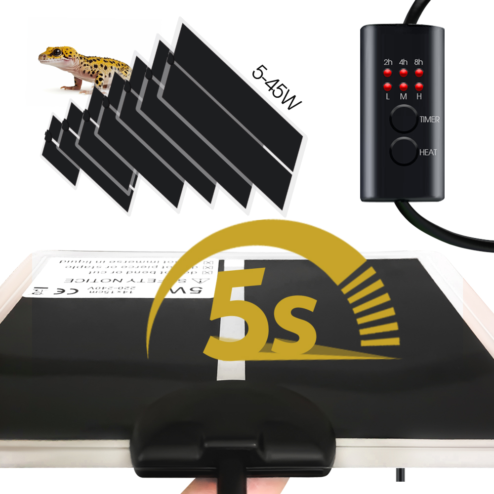 Seedling Heat Pad - EU-Stecker 5-20w Reptilien einstellbarer Temperatur regler