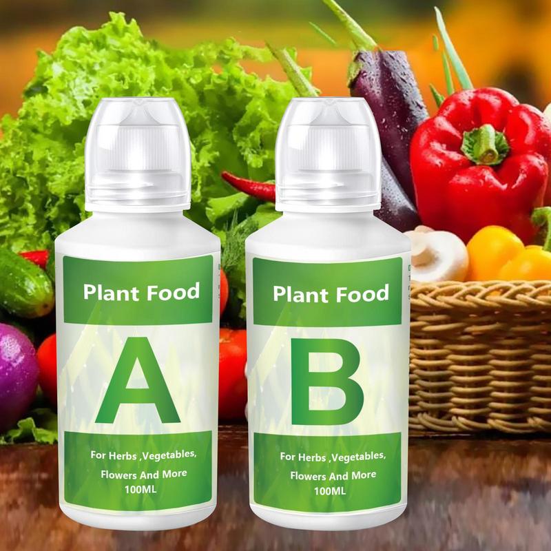 Nutrient Solution Ab - Hydrokultur-Nährstoffe Dünger AB-Lösungsset Hydrokultur-Gartenpflanzenfutter Pflanzendünger für