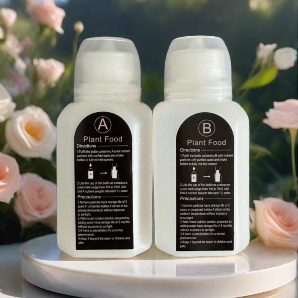 Nutrient Solution Ab - Hydroponic AB Dünger-Nährstofflösungsset A+B für Pflanzen,