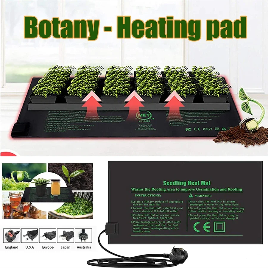 4 Größen 220 V EU-Stecker Säml – Seedling Heat Pad Bewertung und Preis