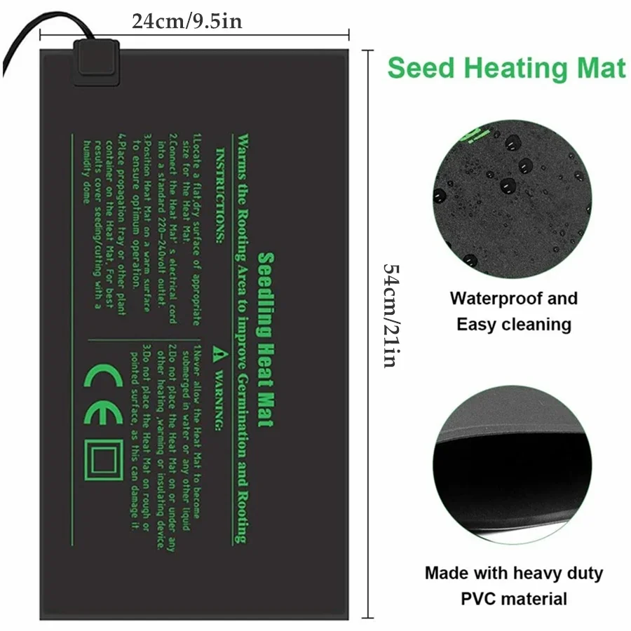 4 Größen 220 V EU-Stecker Säml – Seedling Heat Pad Bewertung und Preis