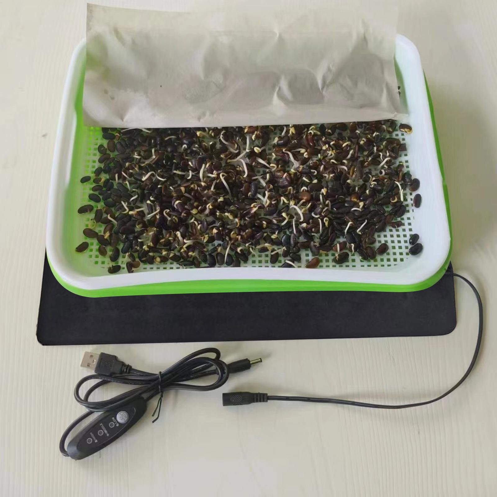 Pflanzenwärmematte 5V 2A 8.5W  – Seedling Heat Pad Bewertung und Preis